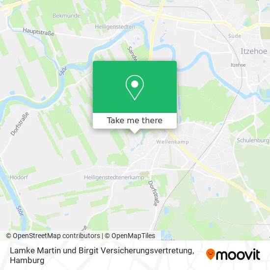 Карта Lamke Martin und Birgit Versicherungsvertretung