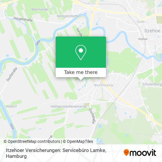 Карта Itzehoer Versicherungen: Servicebüro Lamke