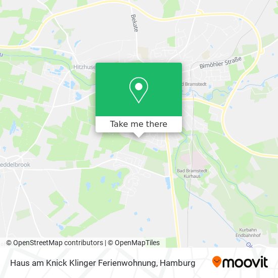 Карта Haus am Knick Klinger Ferienwohnung