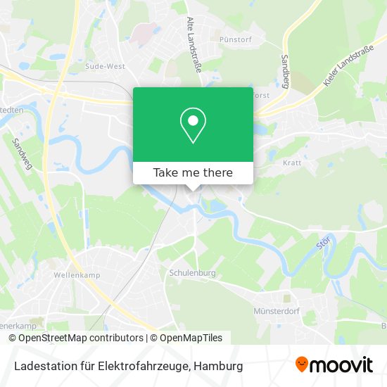 Карта Ladestation für Elektrofahrzeuge