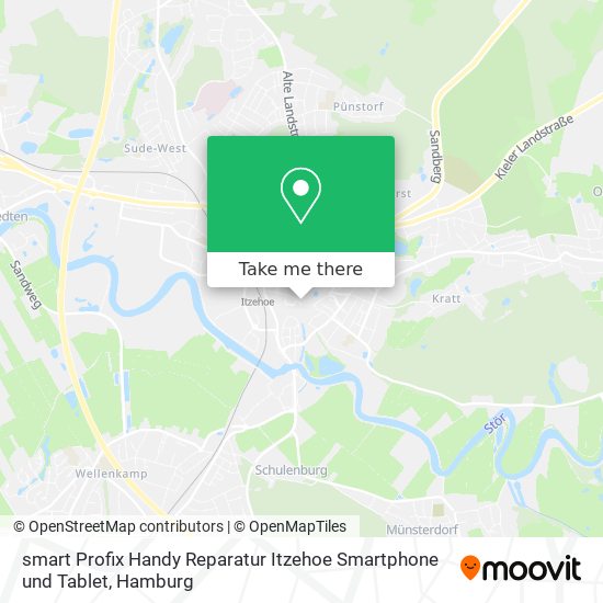 smart Profix Handy Reparatur Itzehoe Smartphone und Tablet map