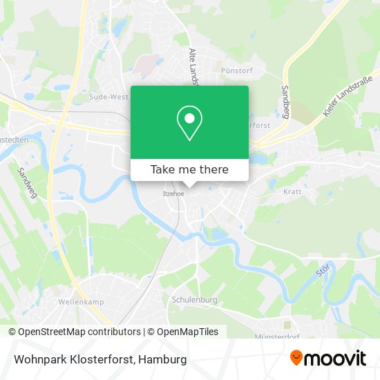 Wohnpark Klosterforst map