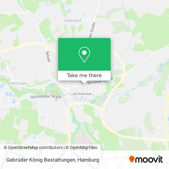Карта Gebrüder König Bestattungen