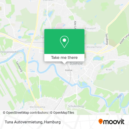 Карта Tuna Autovermietung