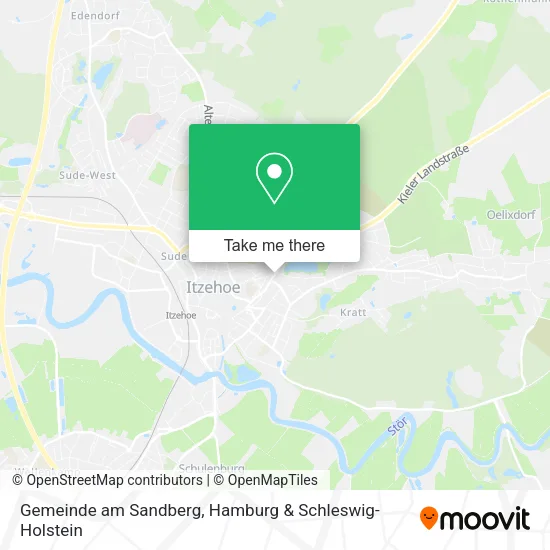Карта Gemeinde am Sandberg