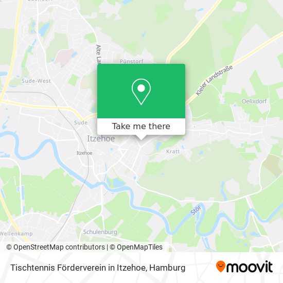 Tischtennis Förderverein in Itzehoe map