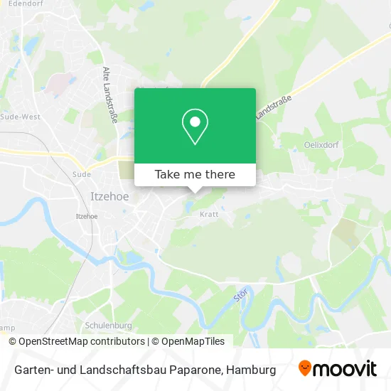 Garten- und Landschaftsbau Paparone map