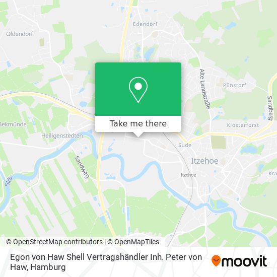 Egon von Haw Shell Vertragshändler Inh. Peter von Haw map