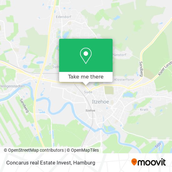 Concarus real Estate Invest map