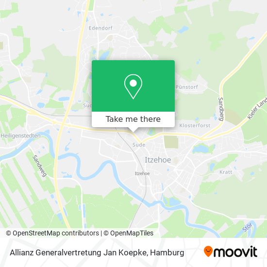 Allianz Generalvertretung Jan Koepke map