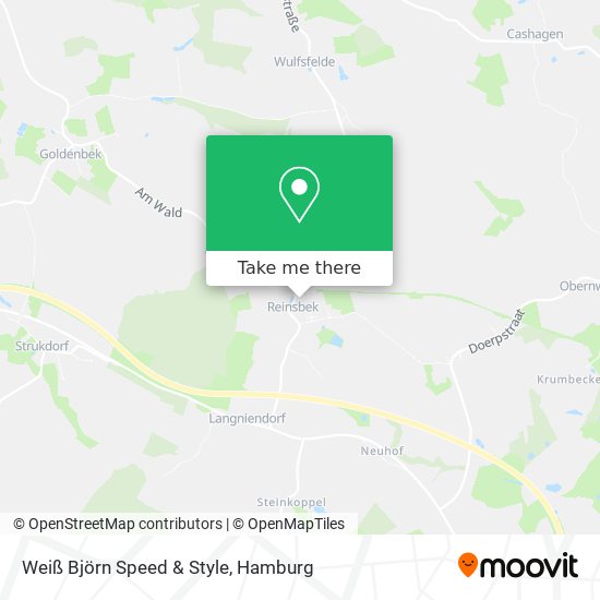 Weiß Björn Speed & Style map