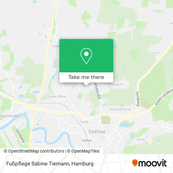 Карта Fußpflege Sabine Tiemann