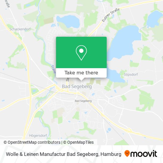 Wolle & Leinen Manufactur Bad Segeberg map