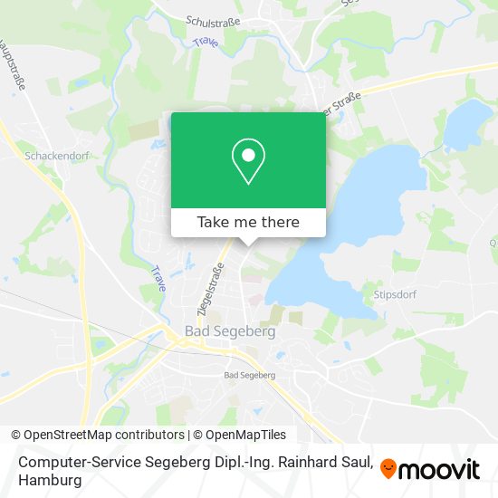 Computer-Service Segeberg Dipl.-Ing. Rainhard Saul map