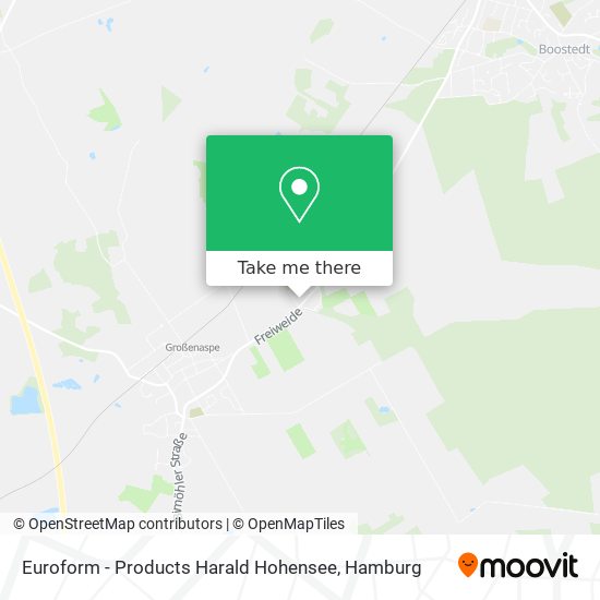 Euroform - Products Harald Hohensee map