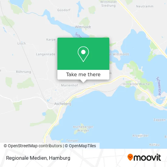 Карта Regionale Medien