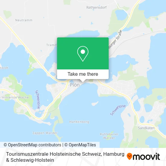 Карта Tourismuszentrale Holsteinische Schweiz