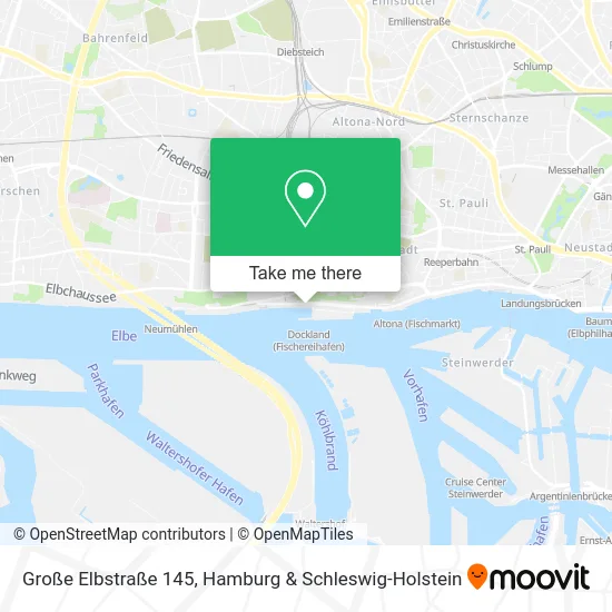 Карта Große Elbstraße 145