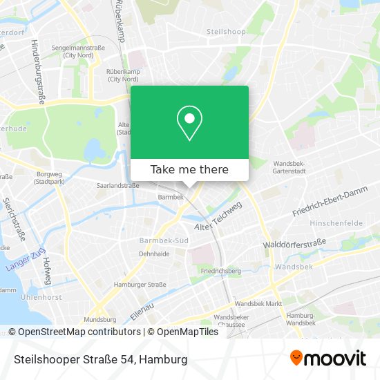 Steilshooper Straße 54 map