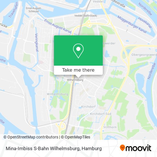 Mina-Imbiss S-Bahn Wilhelmsburg map