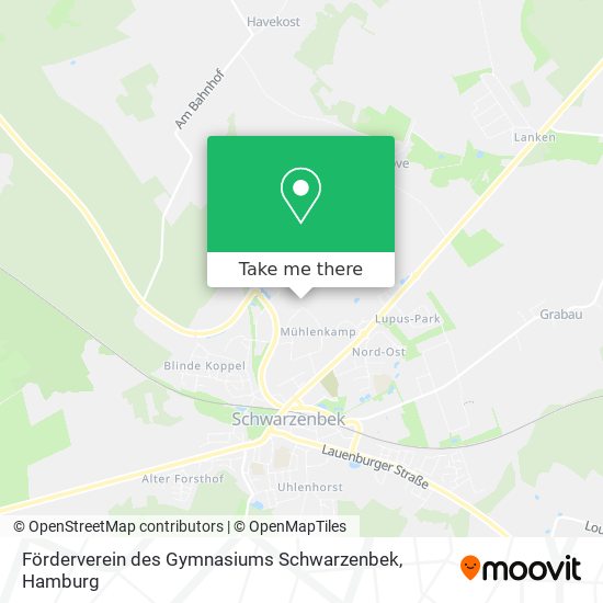 Förderverein des Gymnasiums Schwarzenbek map