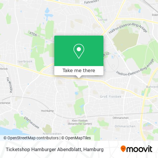 Ticketshop Hamburger Abendblatt map