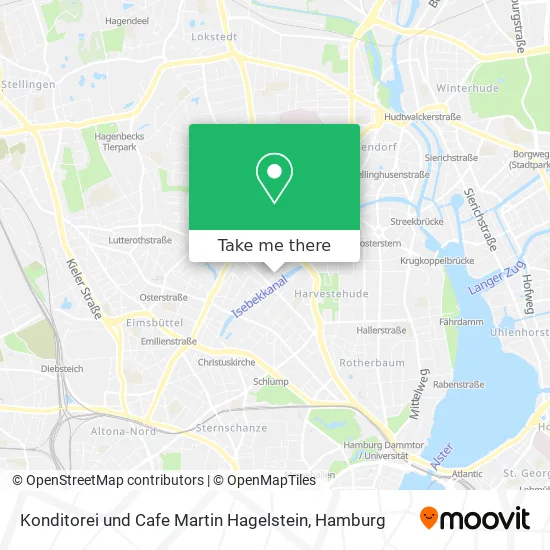 Карта Konditorei und Cafe Martin Hagelstein