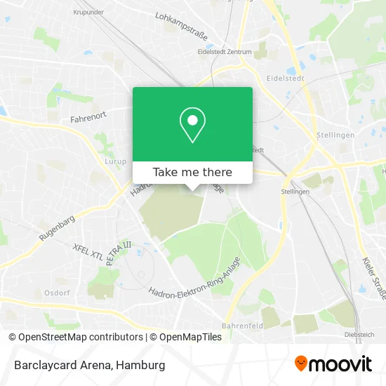 Карта Barclaycard Arena