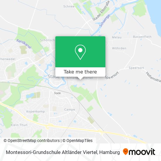 Карта Montessori-Grundschule Altländer Viertel