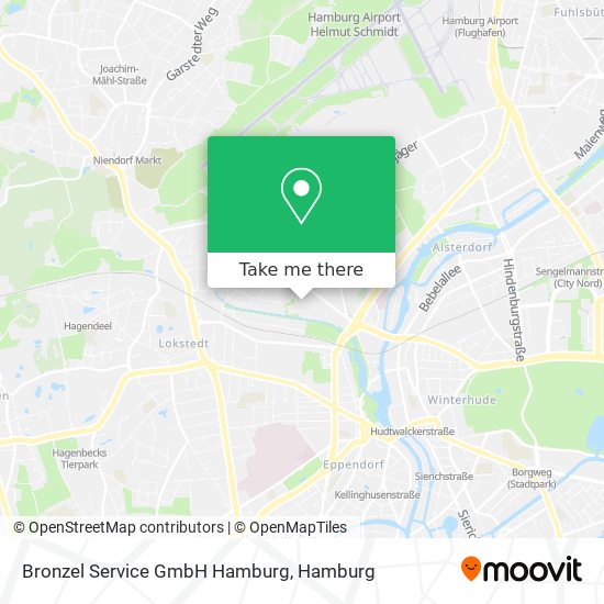 Bronzel Service GmbH Hamburg map