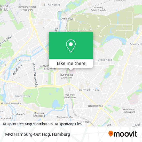 Карта Mvz Hamburg-Ost Hog