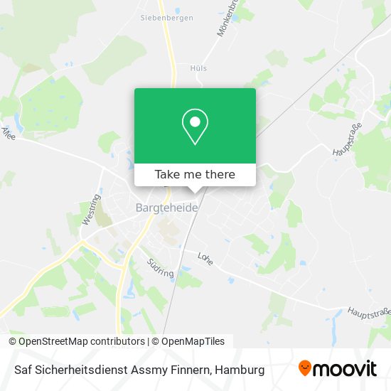 Saf Sicherheitsdienst Assmy Finnern map
