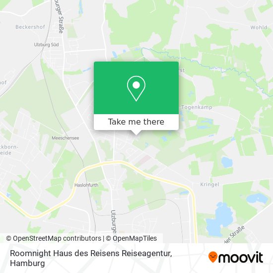 Roomnight Haus des Reisens Reiseagentur map