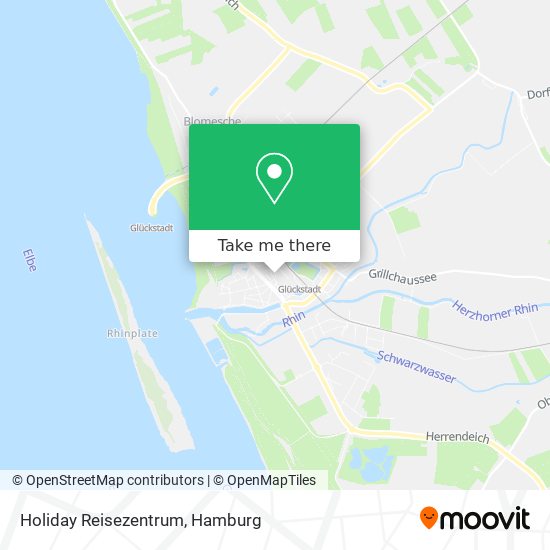 Holiday Reisezentrum map