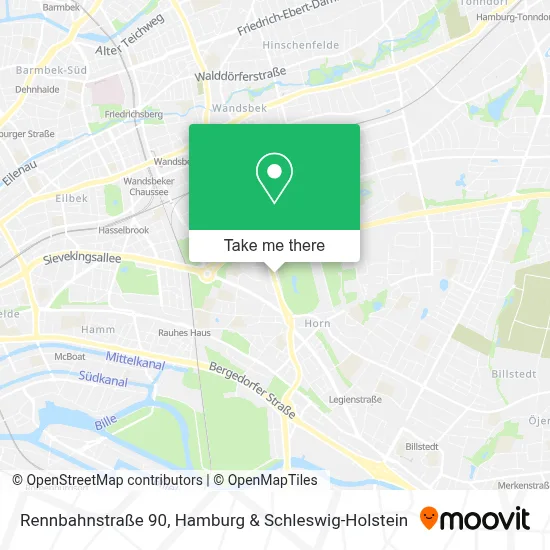 Rennbahnstraße 90 map