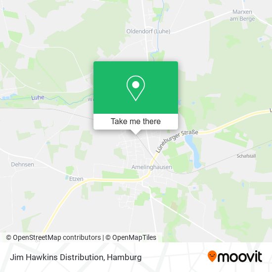 Jim Hawkins Distribution map