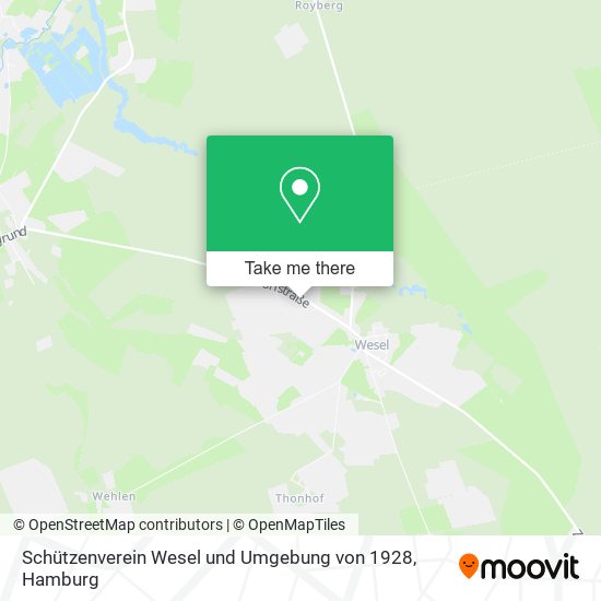 Schützenverein Wesel und Umgebung von 1928 map
