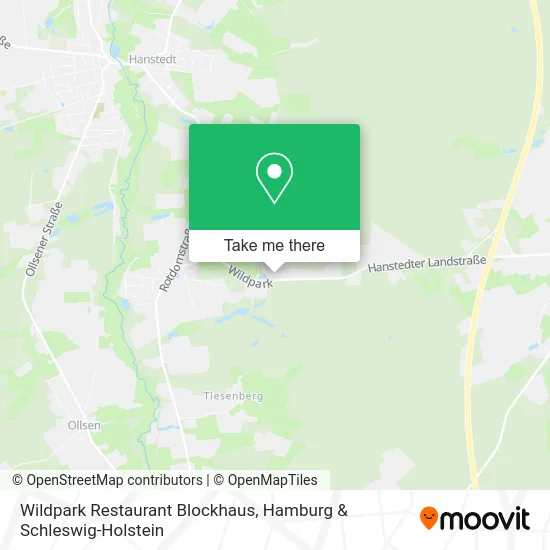 Карта Wildpark Restaurant Blockhaus