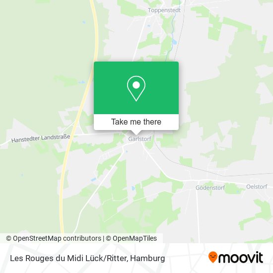 Les Rouges du Midi Lück/Ritter map
