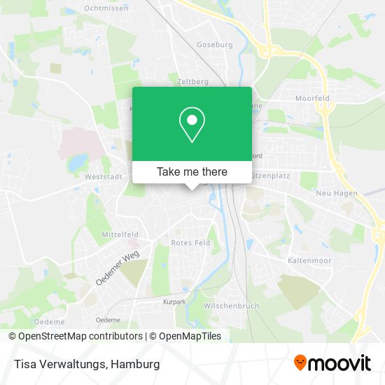 Tisa Verwaltungs map