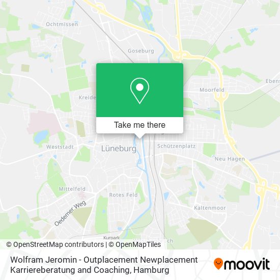 Wolfram Jeromin - Outplacement Newplacement Karriereberatung and Coaching map