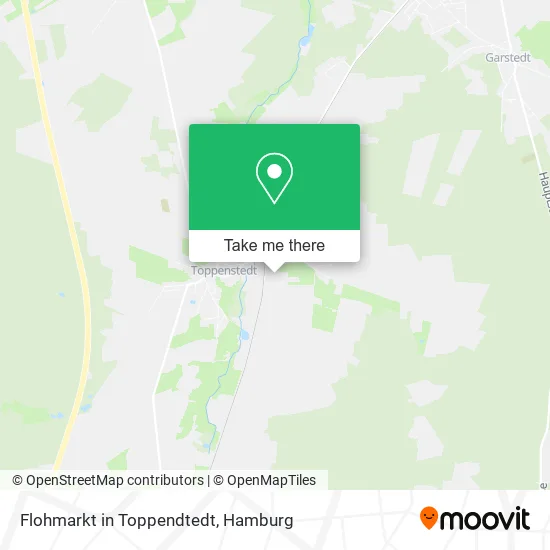 Карта Flohmarkt in Toppendtedt