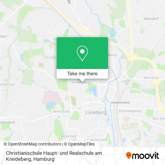 Christianischule Haupt- und Realschule am Kreideberg map