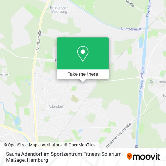 Карта Sauna Adendorf im Sportzentrum Fitness-Solarium-Maßage