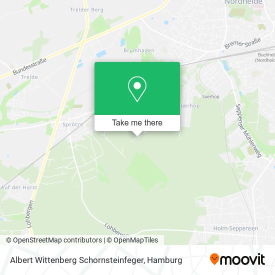 Albert Wittenberg Schornsteinfeger map