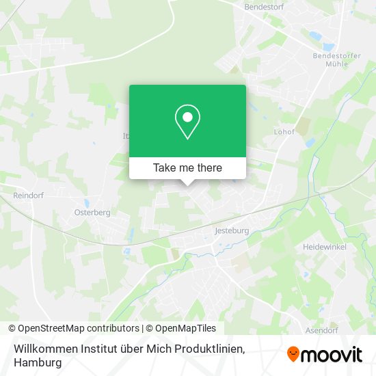 Willkommen Institut über Mich Produktlinien map