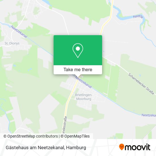 Gästehaus am Neetzekanal map