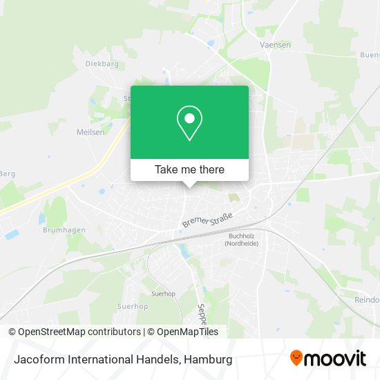 Jacoform International Handels map