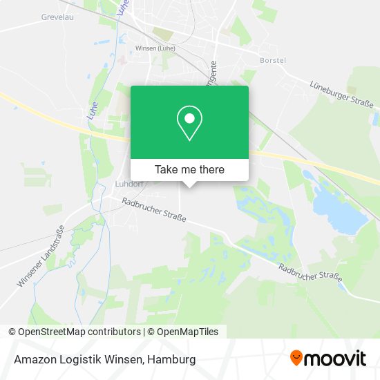 Карта Amazon Logistik Winsen