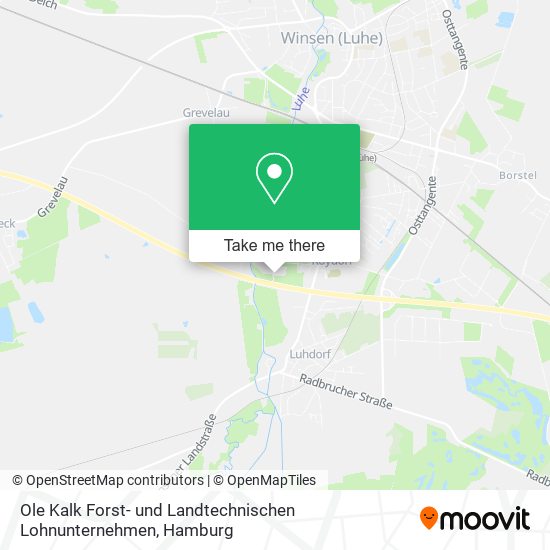 Ole Kalk Forst- und Landtechnischen Lohnunternehmen map